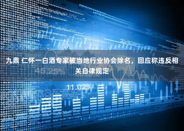 九鼎 仁怀一白酒专家被当地行业协会除名，回应称违反相关自律规定